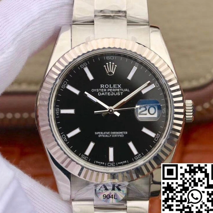 Factory Black Rolex 126334 41mm Dial AR Datejust 0109